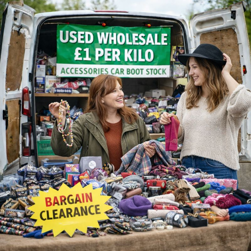 Used Accessories Wholesale, Car Boot Clearance Stock £1 Per Kilo