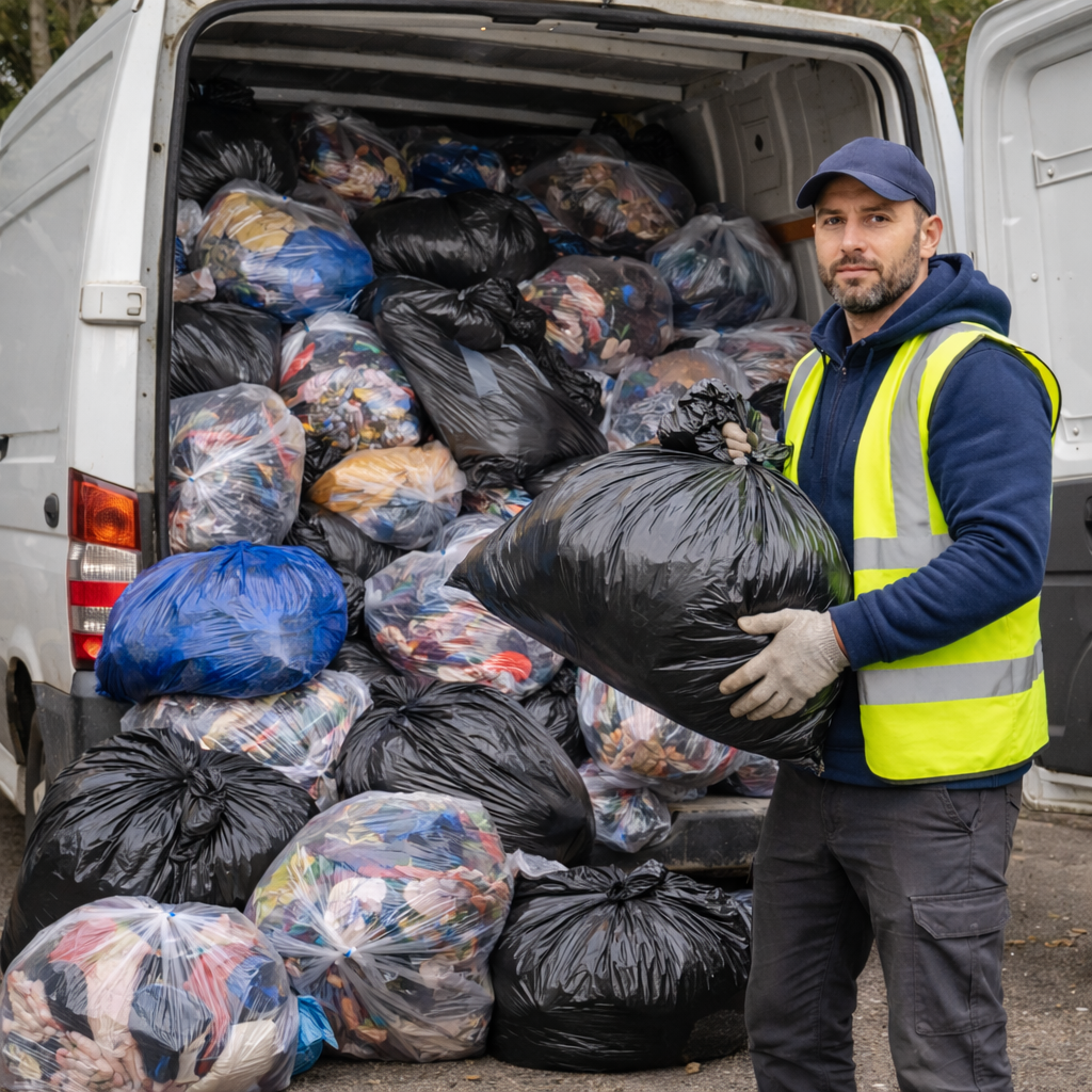 1500kg Wholesale Original Unsorted Clothing & Textiles Full Load