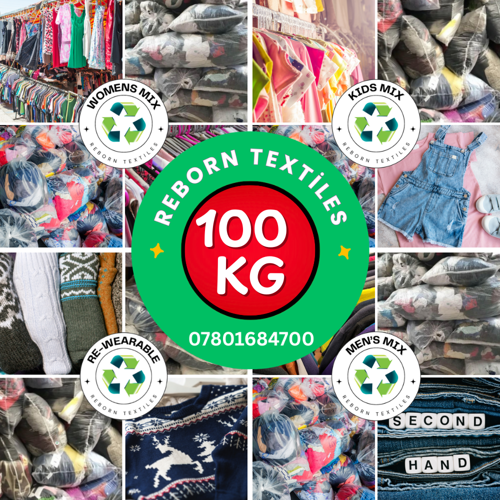 100Kg Wholesale Used Clothing Parcel for Resellers