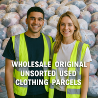 200kg Wholesale Original Unsorted Clothing & Textiles Parcel 