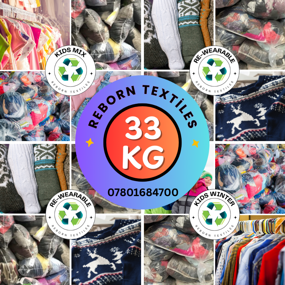33Kg Kids Wholesale Used Clothing Mega Starter Parcel for Resellers