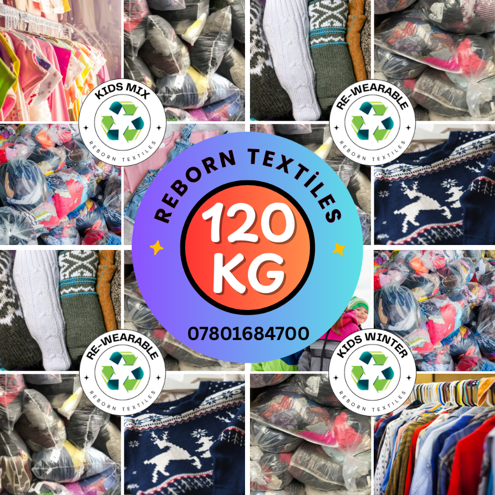 120Kg Kids Wholesale Used Clothing Mega Starter Parcel for Resellers