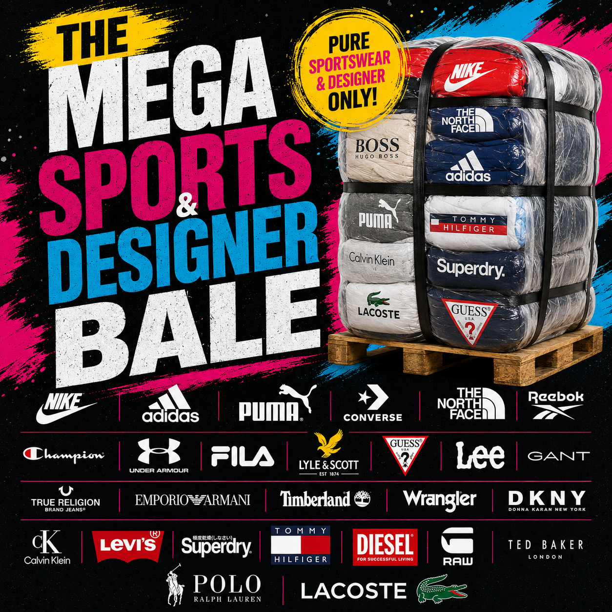 MEGA SPORTS & DESIGNER BALE - 20KG