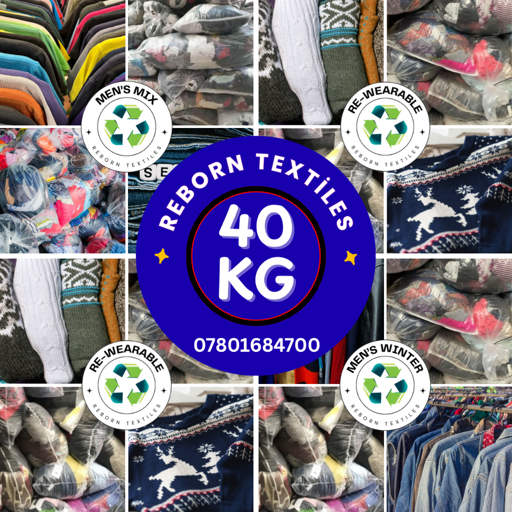 40Kg Men's Wholesale Used Clothing Parcel for Resellers
