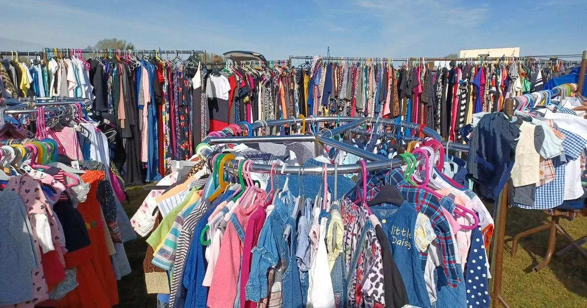 Reborn textiles, clothes to sell at car boot sales