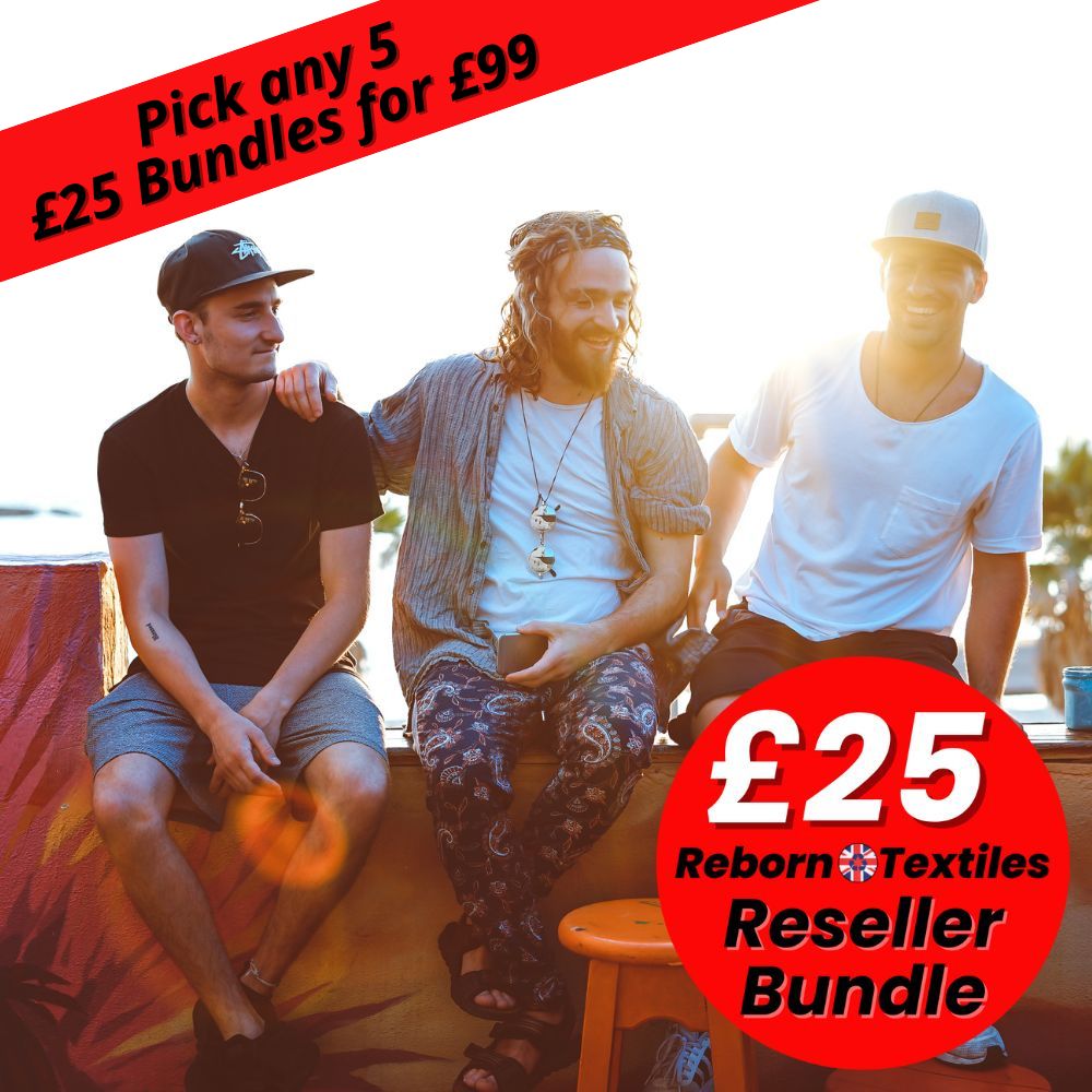 Men's Summer tops, £25 Wholesales used clothing Bundle for resellers 