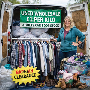 Used Adults Clothing Wholesale – Car Boot Clearance Stock, £1 Per Kilo