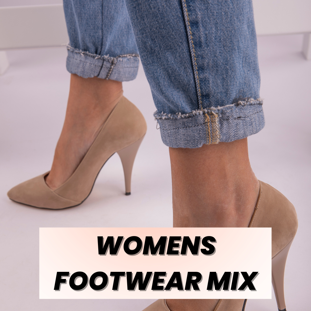 20kg wholesale A-Grade women’s shoes bundle – mixed second-hand styles and sizes